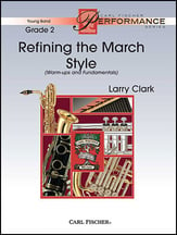 Refining the March Style Concert Band sheet music cover